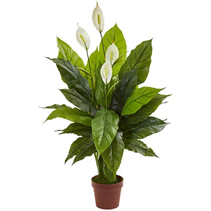 42in Artificial Peace Lily Pla - Peace Lily White review and price