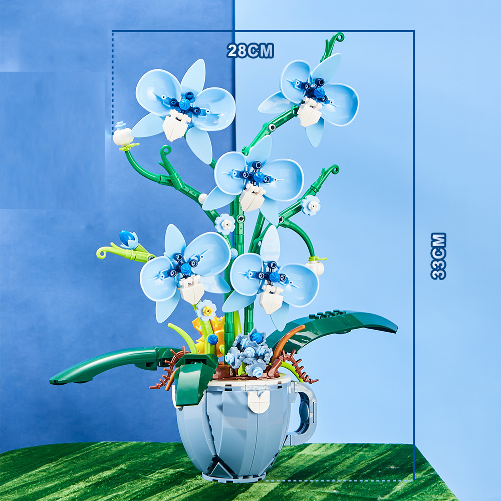 567PCS Blue Orchid Building Bl - Plant Parent Yearly review and price