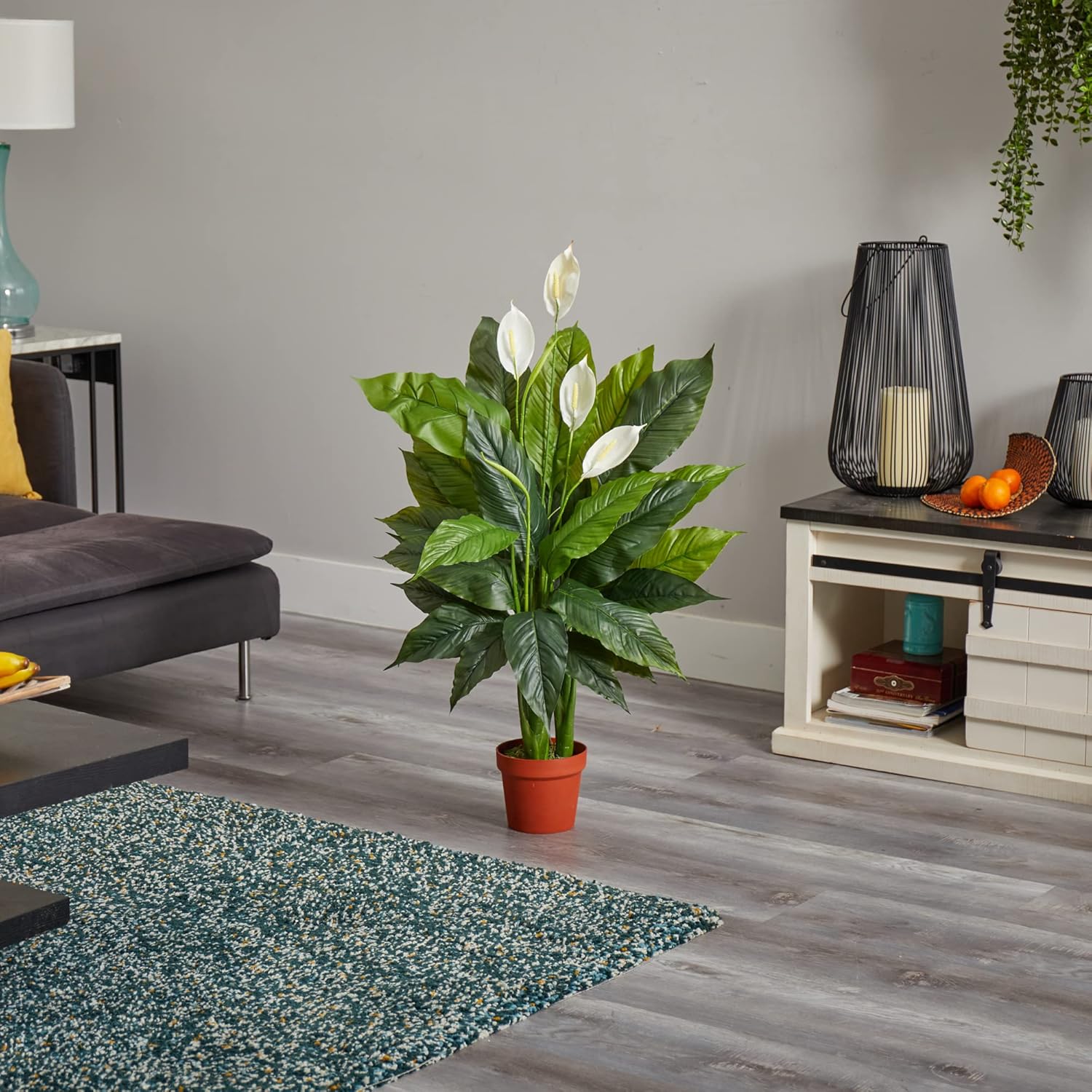 42in Artificial Peace Lily wit - Peace Lily White review and price