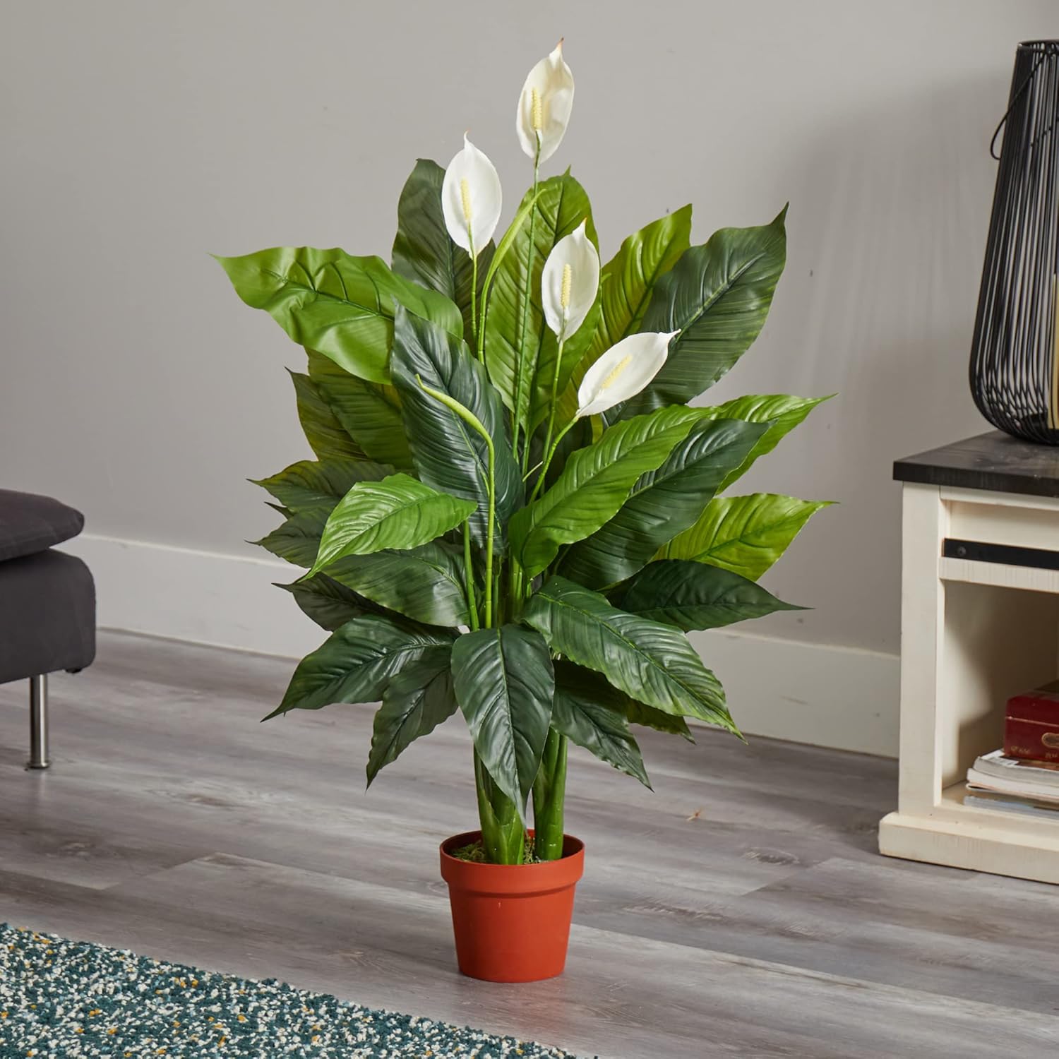 42in Artificial Peace Lily wit - Peace Lily White review and price